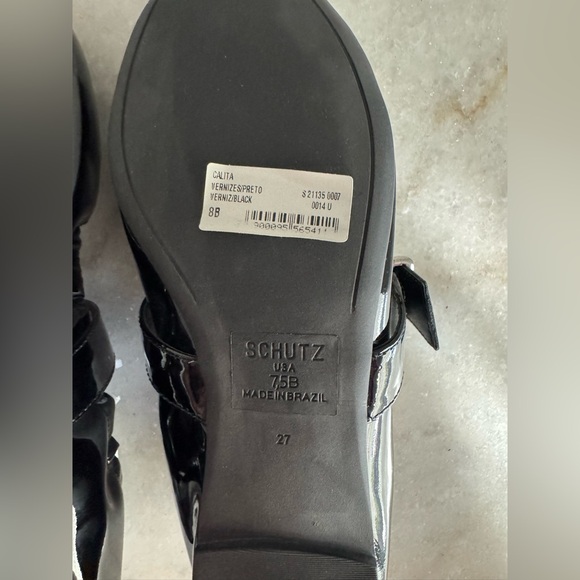 Schutz black ballerina flats - Picture 7 of 9